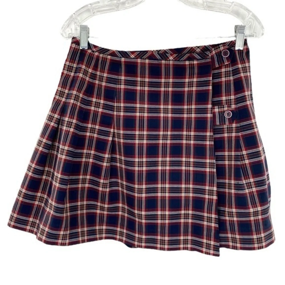 Parker Tartan Plaid Pleated Mini Skirt